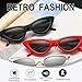 YINXIAQIYE Little Girls Cat Eye Sunglasses Retro Fashion Sunglasses for Outdoor Vacation Beach
