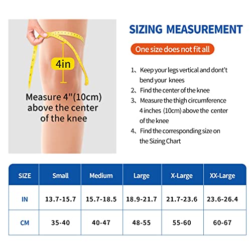 Galvaran Professional Knee Brace With Side Stabilizers, Adjustable Knee Support With Meniscus Pad& Patella Gel Pad For Meniscus Tear Knee Pain Acl Mcl Injury Recovery Men & Women, Workout, Sports #TOP5