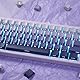 PBT Doubleshot Keycaps 134 Tasten Gradient Purple Backlit OEM Profile Keycaps Full Set Custom Keyboard Key caps für 60% 65% 70% 75% Cherry Gateron MX Switches Mechanische Tastatur