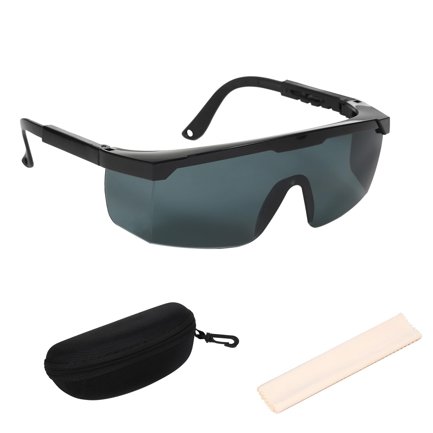 Hancaner Gafas de Seguridad Láser 200nm-2000nm OD4+ Elegantes Gafas de Protección para el Tratamiento de Depilación Láser y Operador de Cosmetología Láser Protección Ocular con Estuche