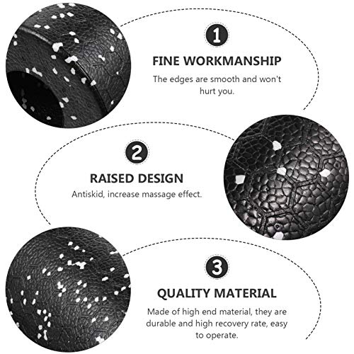 Rolo de ioga suave de alta densidade para massagem de tecidos profundos da Besportble, rolos de espu