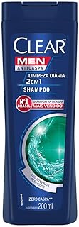 Shampoo Anticaspa Clear Limpeza Diária 2 em 1 200ml