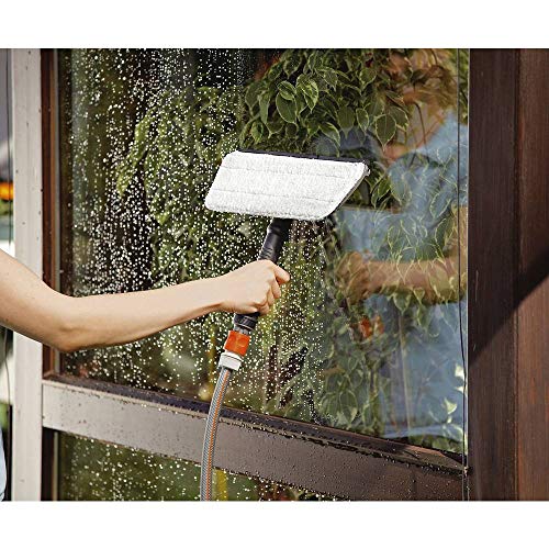 Gardena Fensterwascher mit Abzieher: Wasserführender Fensterreiniger mit Abzieher für das Cleansystem… – Ansicht 2