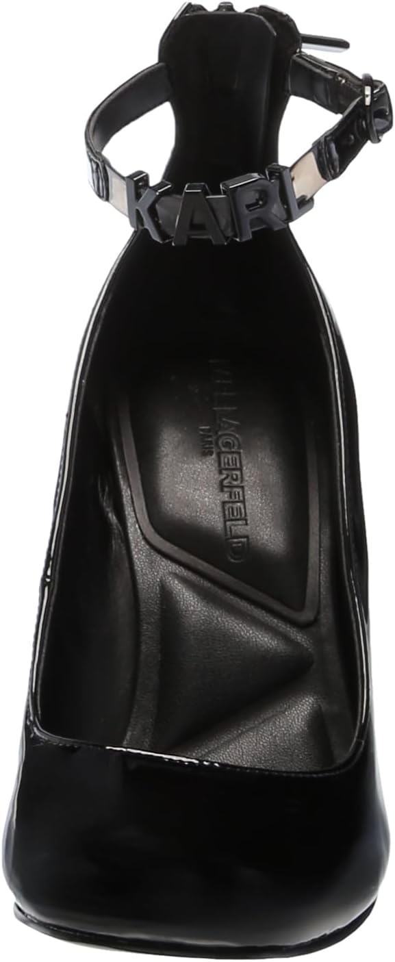 Karl Lagerfeld Paris Womens Pavla Ankle Strap Heel