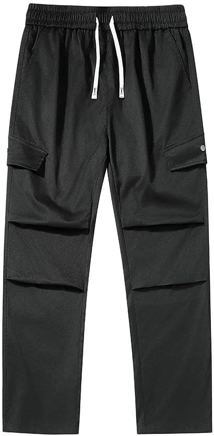 Spring and Autumn Pants Men's Overalls Straight Casual Pants Men Cargo Pants