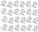 Toggle Clasps, 38 Sets, Round Antiqued Silver Tone - Jewelry Making Bracelets - Filigree Look Design