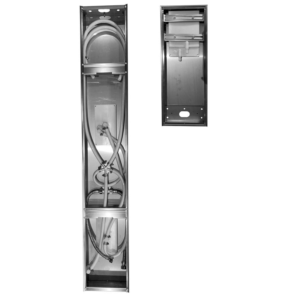 ZENY Colonne de douche hydromassante 3 jets Gris