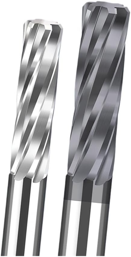 Carbide Machine Reamer Spiral 8.53 8.4 8.41 8.42 8.43 8.45 8.46 8.47 8.49 Metal Cutter 6 Flute CNC Chucking Reamer Cutting Tools(Coated8.41X40X80L)