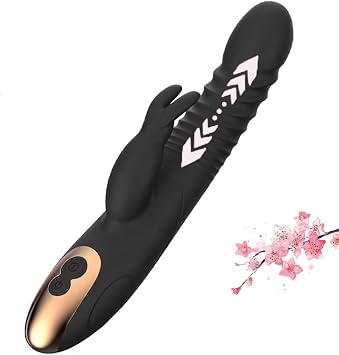 2026 New Dual Head Adult Tools for Women Today Set 8 Powerful Modes Good Silent Silicone Waterproof Quiet Men and Female Women Toys Gifts for Women and Your Girl Lady Black