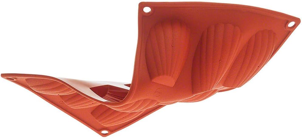 Matfer Bourgeat Gastro Flex Madeleine Mold, Red