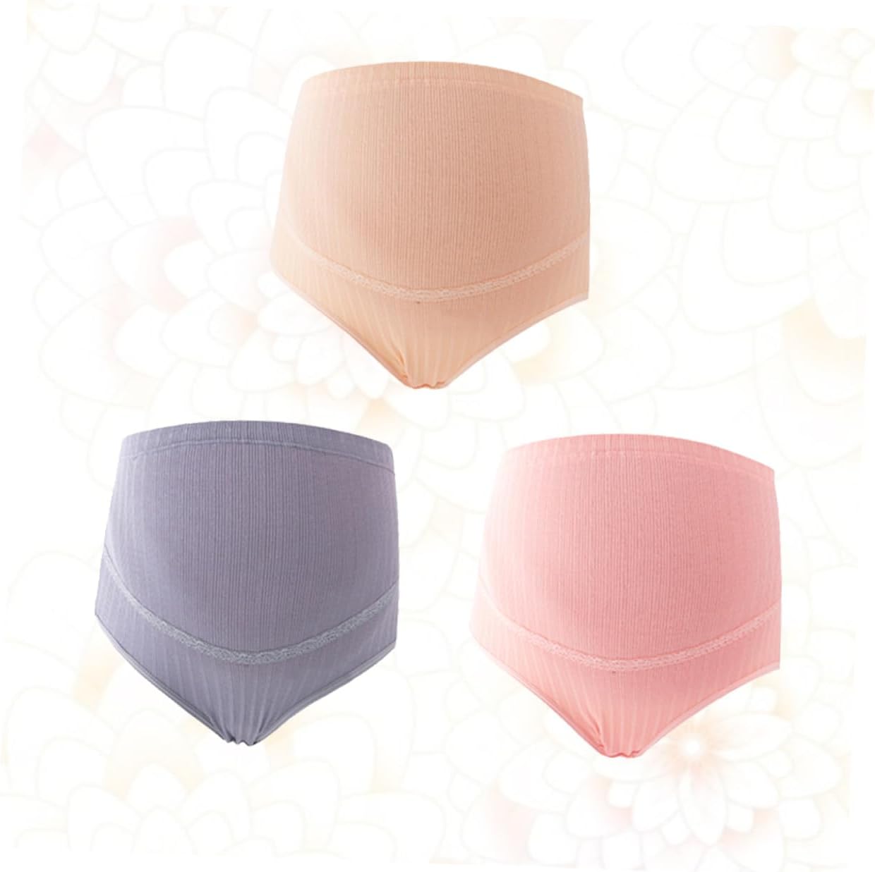 3pcs Maternity High Waist Pants Maternity Underwear Women High Waist Panties Maternity Panties