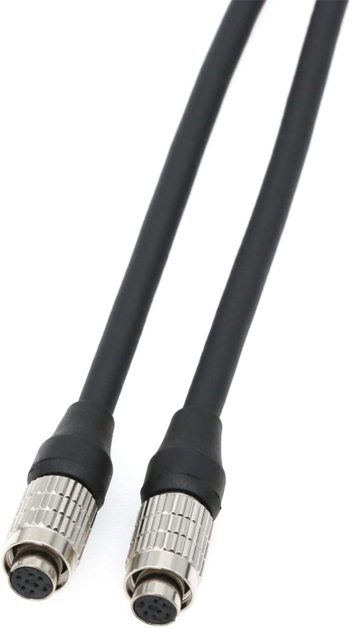 Hirose 8 Pin Female to Open Cable Bare Wire for Allied Vision Guppy and Mako, DAHENG Imaging CCD GIGE Industrial Camera HR25-7TP-8S 3m