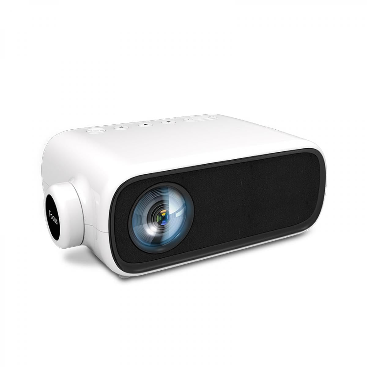 Mini Pocket Pico Projector with Built-in Battery, Portable - Compatible with iOS, Android, TV Stick, HDMI