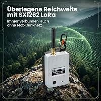 Meshnology GAT562 Pro LoRa GPS Mesh Node, 2500 mAh, 1,3 Zoll, Weiß – Ansicht 4