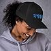 Yahuah YHWH Paleo Hebrew Embroidered Trucker Cap Yahshua Yahusha Yeshua Yahweh Elohim Adonai Abba Hebraic Roots Black
