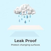 Vista 3 de Peekapoo - The Original Disposable Baby Changing Pad Liners – 100 Pack Super Soft, Waterproof, Ultra Absorbent Portable, Travel-Friendly