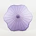Quasimoon 32" Lavender Paper Parasol Umbrella, Scallop Shaped by PaperLanternStore