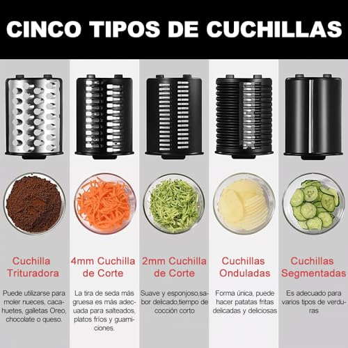 Catálogo para Comprar On-line Ralladores de queso eléctricos los preferidos por los clientes. 3 Ralladores de queso eléctricos marca BWHEKMO (3)