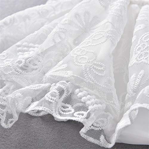 Baby Girl Lace Dress, Princess Dress Tulle White Party Wedding Summer Dress Clothes (White, 12-18 Months) #TOP7