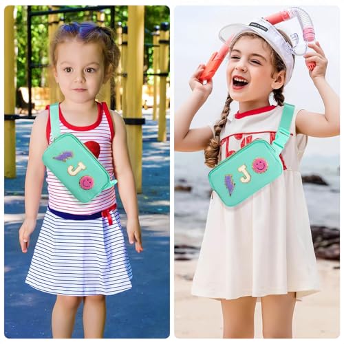 Image of PainZieteg Fanny Pack for Girls Chenille Letter Belt Bag Crossbody for Kids