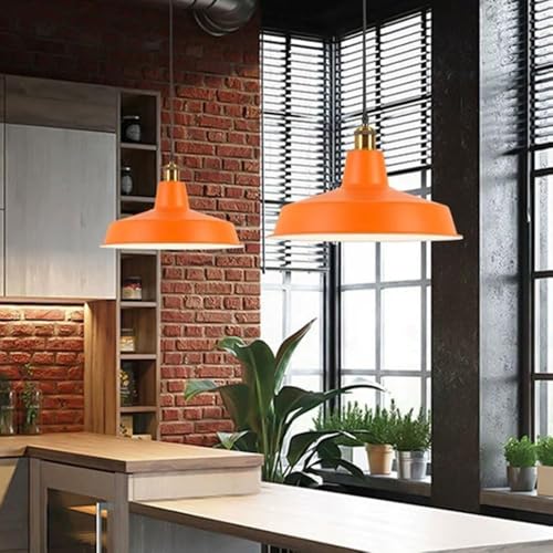 Suspension industrielle E27 en fer CGTENBS luminaire rétro