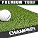 CHAMPKEY Premium Synthetic Turf Golf Hitting Mat | Heavy Duty Rubber Base Golf Practice Mat | Come with 1 Rubber Tee and 9 Plastic Tees (13