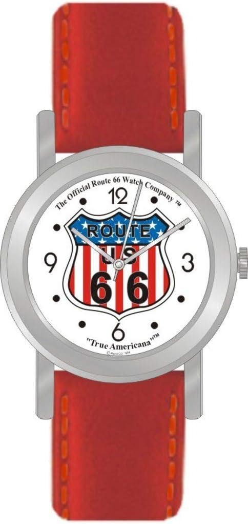 Official Route 66 Route 66 Flag Emblem Collectible Watch from The Watch Co.