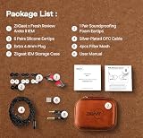 Linsoul ZiiGaat x Fresh Reviews Arete II IEM, hybrydowe słuchawki douszne drugiej generacji 1DD+4BA, przewodowe słuchawki HiFi, słuchawki z obudową wykonaną w całości z aluminium CNC (Czerwony)