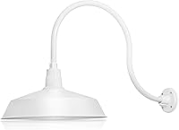 Vista 16 de 17 pulgadas. RLM Warehouse - Pantalla con brazo de cuello de cisne y bombilla Led A19 5000K de 9W