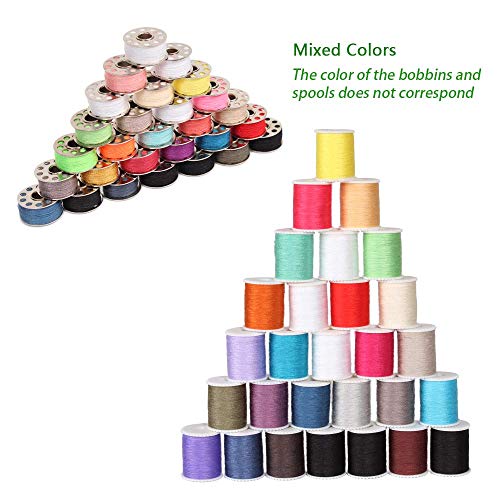 Nex Sewing Thread Kit, Mini Spools And Bobbins For Sewing Machine, Hand Sewing #TOP4