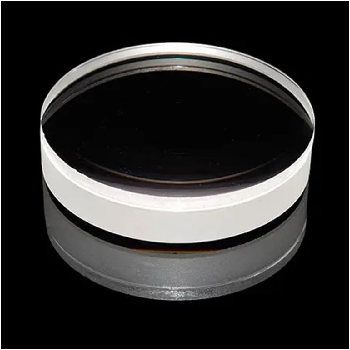 Artsim Prisms & Kaleidoscopes 1pcs Optical Achromatic Lens 40mm 123mm Optics Lenes Glued Convex Lens Coating Green Film Telescope Science Classroom Optics Kits