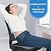 Lumbar Support Pillow for Office Chair Back Support Lumbar Pillow for Car, Gaming, Office Chair - Improve Sitting Posture & Back Pain Relief, Memory Foam, Adjustable Straps, Grey