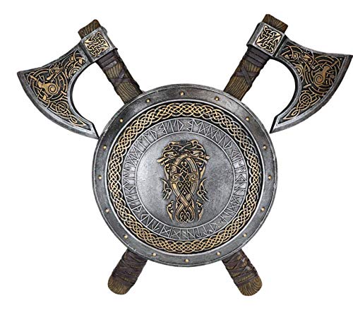 What is the man with the axe about