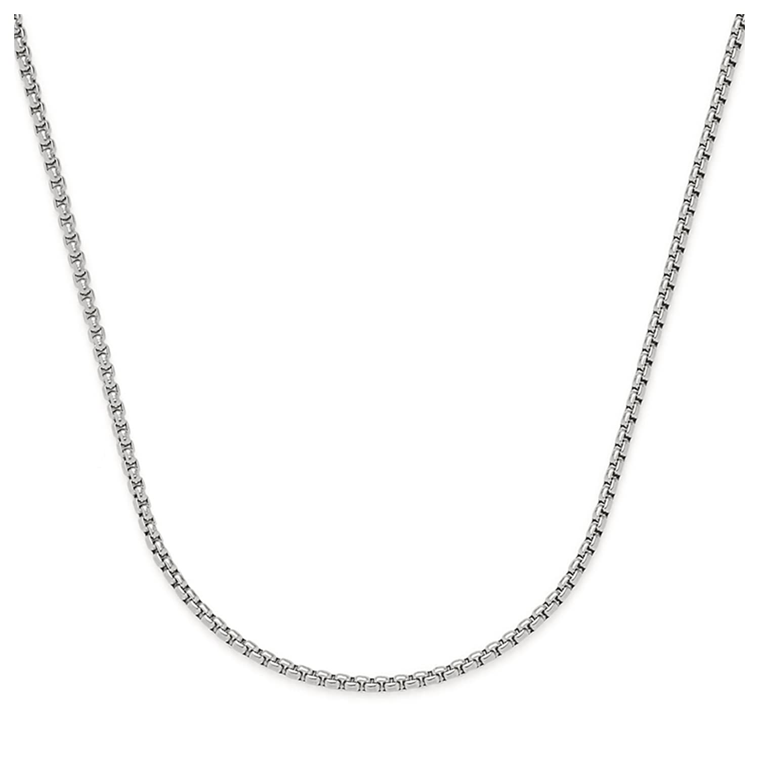 JEWELS BY LEONARDO Halskette Clip & Mix Liv • Venezianer-Kette aus silberfarbenem Edelstahl • lange schlichte Kette mit Schieber-Verschluss • auch als Y-Kette tragbar • Damen Schmuck • 021587