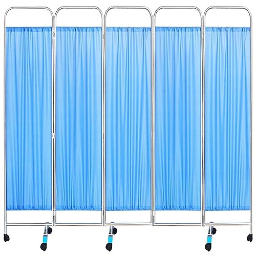 Cloison de lit bleue imperméable pour paravent de cabinet médical