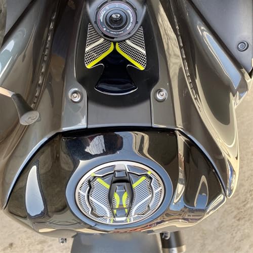 Adhesivos depósito combustible moto Suzuki GSXR de fibra carbono. 4