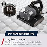 Hoover HMC520 Mattress Vacuum Cleaner with UV Light - 4 in 1 Handheld Dust Mite Vacuum Cleaner for beds and sofas - Dust Sensor, Mite Removal, UV-C Light, Black & Gold - Image 6