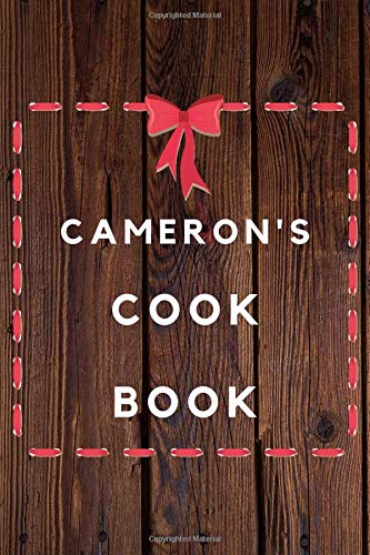 Cameron's Cook Book: Planner Reading Journal Gift for Jacob / Notebook / Diary / Unique Greeting Card Alternative