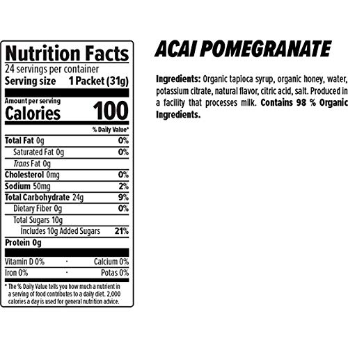Honey Stinger Organic Energy Gels - 24-Pack Acai, One Size