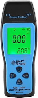 SMART SENSOR Medidor EMF Detector de Radiación de Campo Electromagnético para Pruebas de radiación de campo eléctrico y magnético mG uT(AS1392)