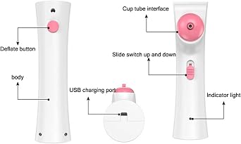 Breast Vacuum Pumps & Enlargement Machine - Electric Massager for Fast Growth, Double Cup Therapy, Bust Lift Enhancer