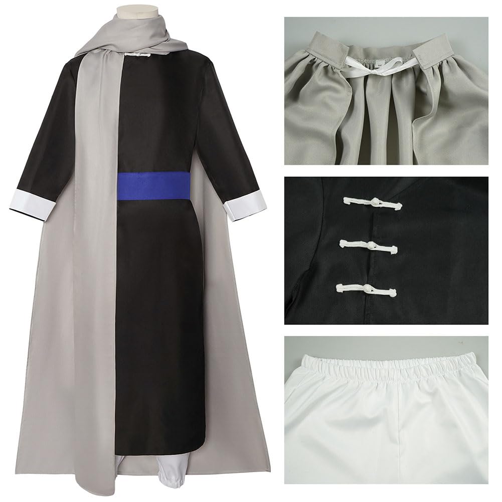 Zhongkaihua YatoKamui Anime-Cosplay-Kostüm, Tang-Anzug, komplettes Set, Kung-Fu-Anzüge, Bühnenauftrittskostüm, Halloween, Verkleidungsset für Herren