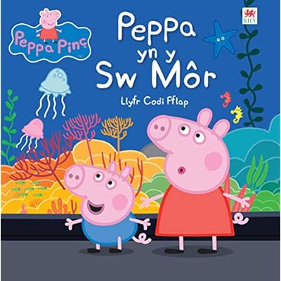 Peppa yn y Sw M&ocirc;r| Peppa Pinc | Llyfr Cymraeg | Welsh board book | 'Peppa Pig