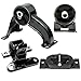 K2308 Fits 2009-2010 Dodge Journey 2.4L(FWD) 3.5L(AT) Motor & Trans Mount Set 4pc : A5487, A5486, A5465, A5543