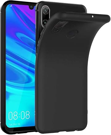 Ferilinso Funda para Huawei P Smart 2019, Ultra [Slim Thin] Resistente a los ara?azos TPU Caucho Piel Suave Silicona Funda Protectora (Negro)