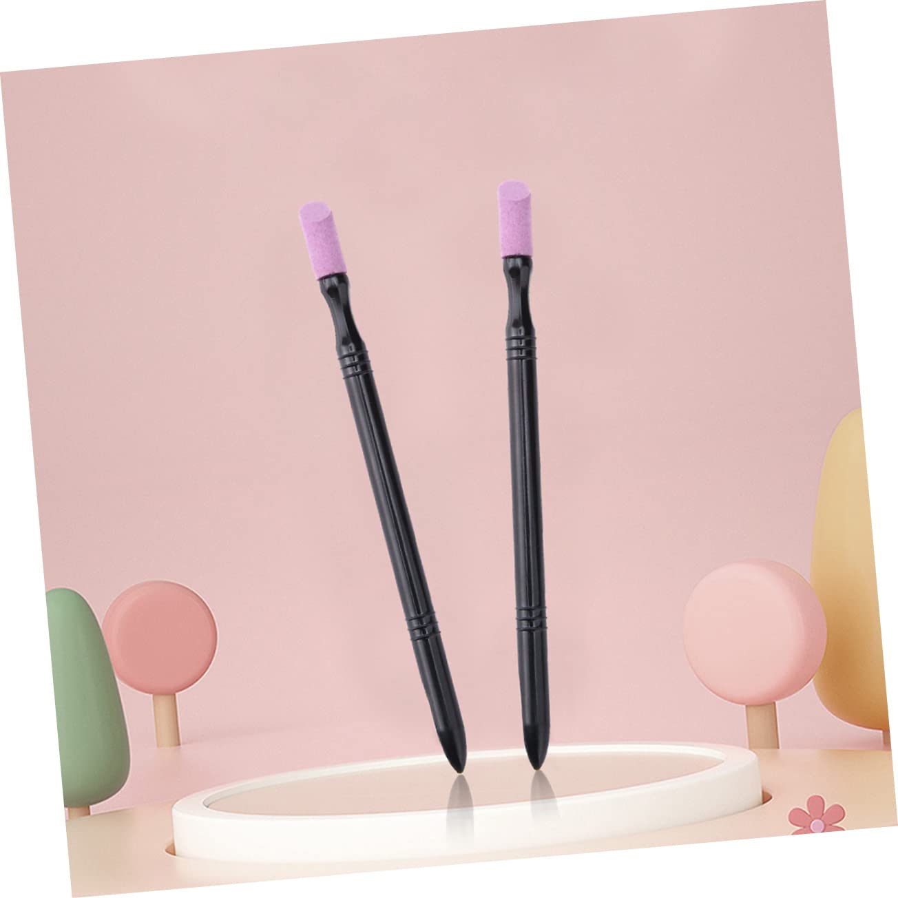 Healeved 50pièces Outils De Soins Des Ongles Bâtons De Pierre à Ongles Et Repousse-cuticules Pour Manucure Et Pédicure Pratique Et Portable Pour Soin Quotidien