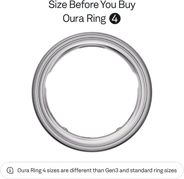 Nahaufnahme des Oura Ring 4 in gebürstetem Silber, der diskretes Gesundheits-Tracking ermöglicht.