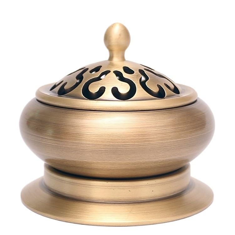 Bois de santal d'intérieur et poêle à encens en bronze domestique