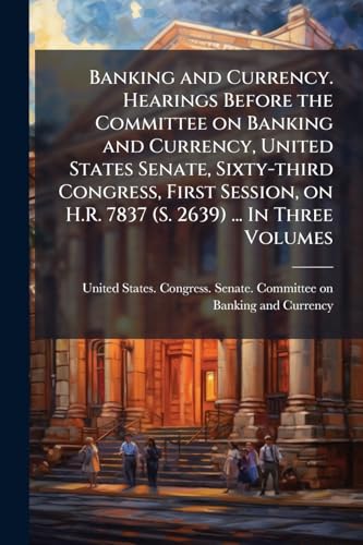 Banking and Currency. Hearings Before the Committee on Banking and Currency, United States Senate, Sixty-third Congress, First Session, on H.R. 7837 (S. 2639) ... In Three Volumes