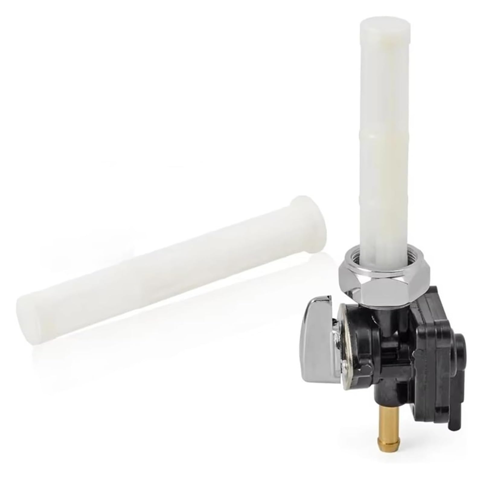 para Sportster XL 883 XLH883 para 1200 XLH1200 Válvula De Purga Combustible Grifo 22 Mm Bomba Salida Recta Gasolina Grifo Tanque